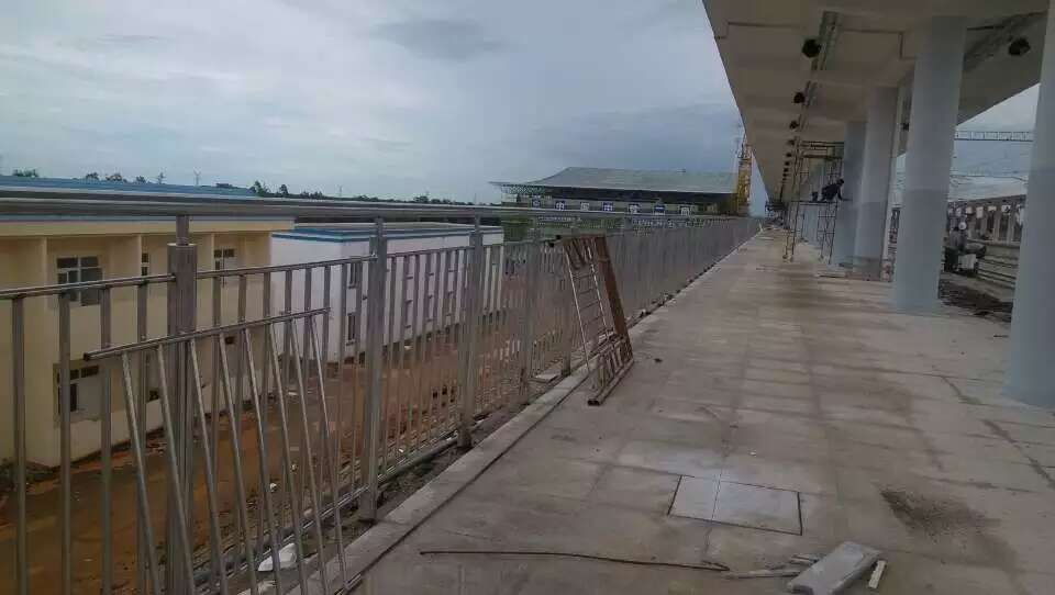 淮安市 立朋防撞护栏栏杆 碳素复合管立柱2021质量